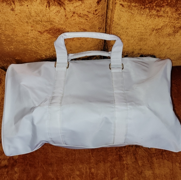 Stoney Clover Lane Classic duffle white custom heart patches nwt - Picture 2 of 8